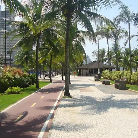 Apartamento Guilhermina - Ed Frente Ao Mar Praia Grande  Exterior photo