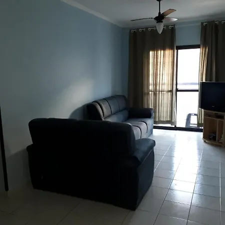 Apartamento Guilhermina - Ed Frente Ao Mar Praia Grande  Exterior photo